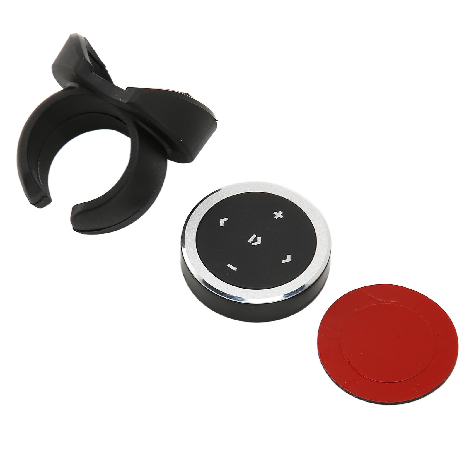 Bluetooth Медиа-кнопка Умная Серебристая Кнопка Bluetooth Пульт Дистанционного Управления Комплект с Держателем для Мобильных Телефонов Планшетов black mfySpace