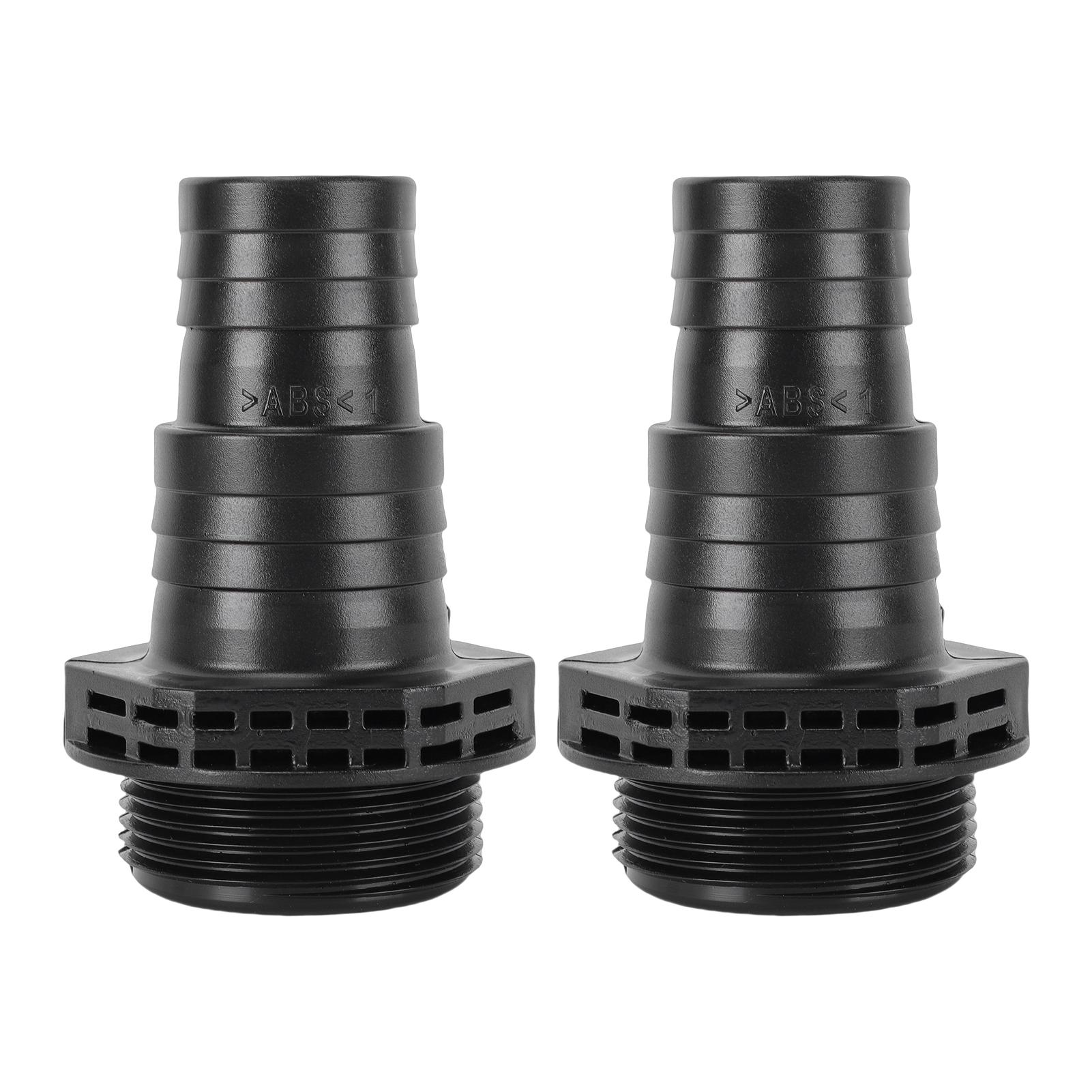 2 шт. Коннекторы для насоса подходят для SPS100 SPS75 SPS50 SPS25 32 38 мм ABS для песочного насоса, бассейна, спа Запасные части Черный gray Musysh
