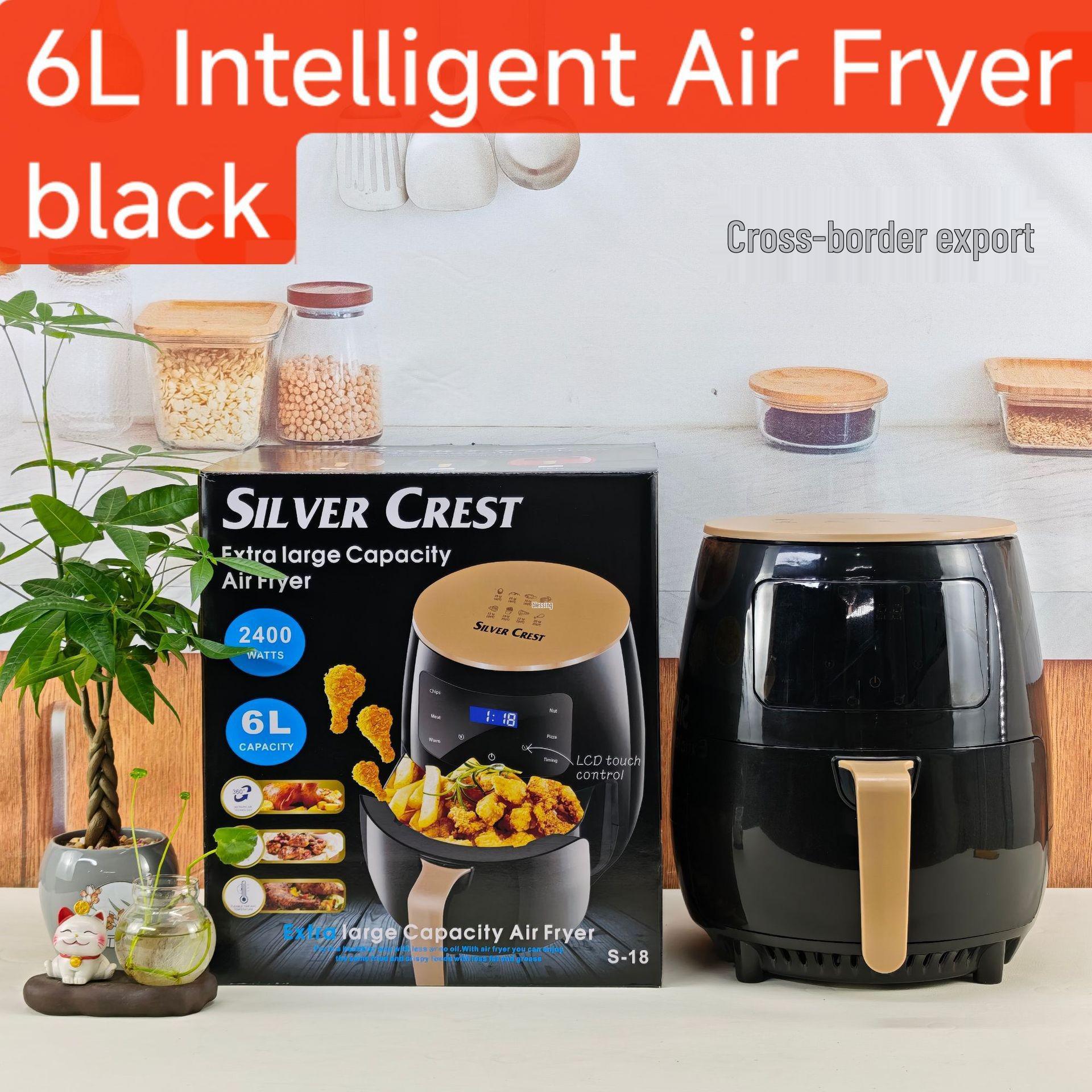 Многофункциональная фритюрница Smart Touch Air Fryer объемом 8 л — электрическая духовка большой вместимости для картофеля фри EU Standard EN black Perfect choice for your home