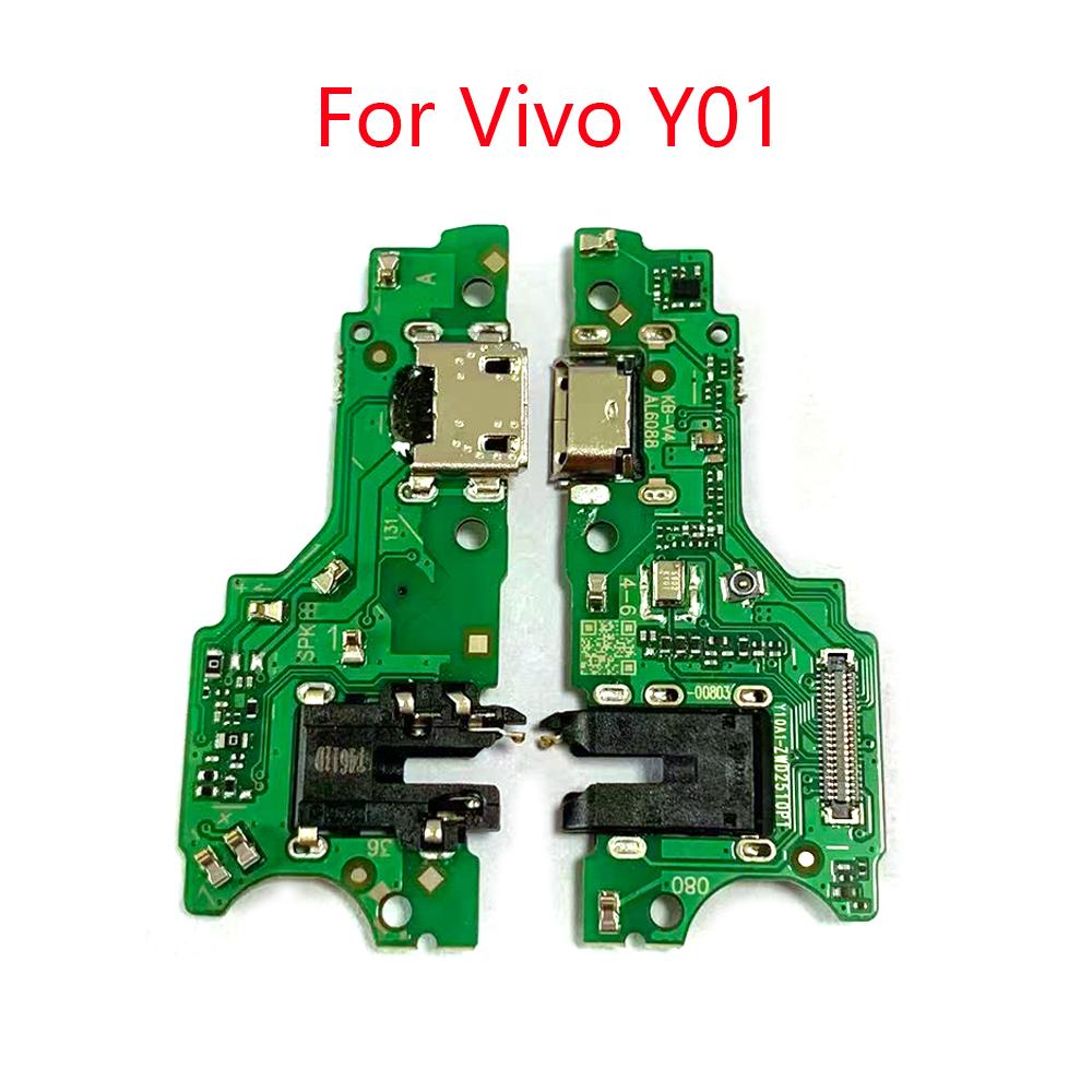 For Vivo Y01 USB Charging Board Dock Port Microphone Module Flex Cable For Vivo Y01 green Mobile phone parts specialist