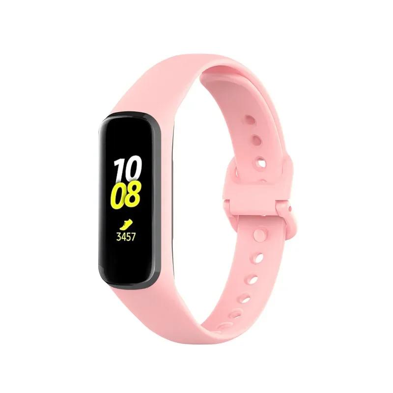 Спортивный силиконовый ремешок для Samsung Galaxy Fit 2 SM-R220, сменный браслет для SmartWatch, ремешок для аксессуаров Galaxy Fit2 Samsung Galaxy Fit 2 розовый Explorer Outdoors