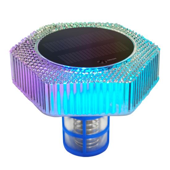 Солнечный ионизатор для бассейна со светодиодной подсветкой RGB, на минеральной основе, снижающий содержание хлора. Освещение для бассейна для снижения химических веществ и обслуживания black canas