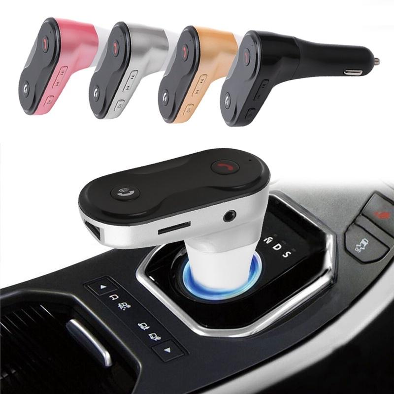 Bluetooth AUX беспроводной FM-передатчик автомобильное зарядное устройство C8 Hands Free Music Mini Car Stereo MP3 Player Ca золотой YuTao Electronic-004