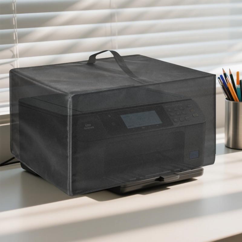 Для беспроводных принтеров HP/Epson/Canon Пылезащитный чехол Водонепроницаемая Оксфордская ткань Защитный чехол для копировального аппарата Чехол для электронной печати 43x34x35cm gray AutoPartGlobal