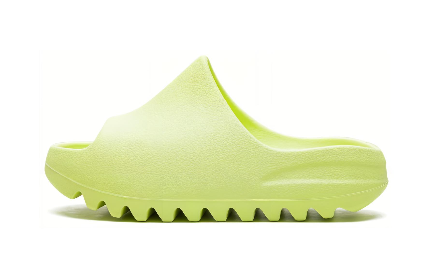 Adidas Yeezy Slide Светящийся Зеленый 2022 Детские HQ4116 25.5 beige
