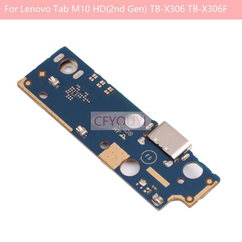 Charging Port Board For Lenovo Tab M10 HD(2nd Gen) TB-X306 TB-X306F X306F USB Charging Port Dock Connector Flex Cable blue Electronic Repair Parts