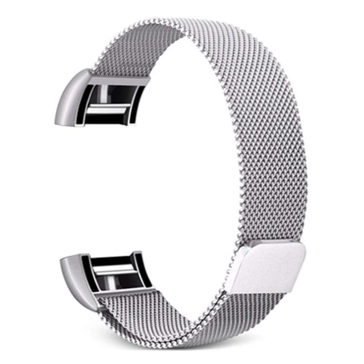 Умные часы Браслет из нержавеющей стали для FITBIT Charge 2, Размер: L серебряный Sunsky-Mobile Accessories