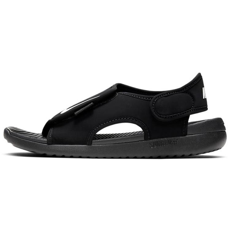 Сандалии Nike Sunray Adjust 5 V2 Удобные и дышащие Черно-белые Детские DB9562-001 29.5 black