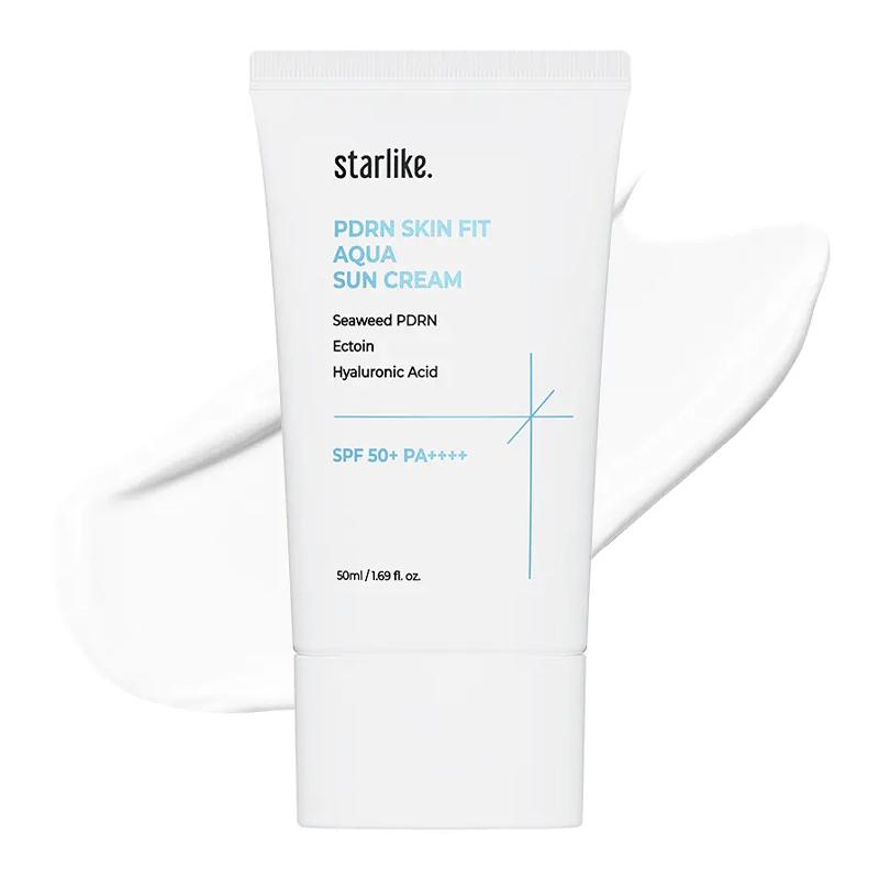 [starlike] PDRN Aqua Солнцезащитный крем для лица SPF 50+ PA++++ 50 мл white