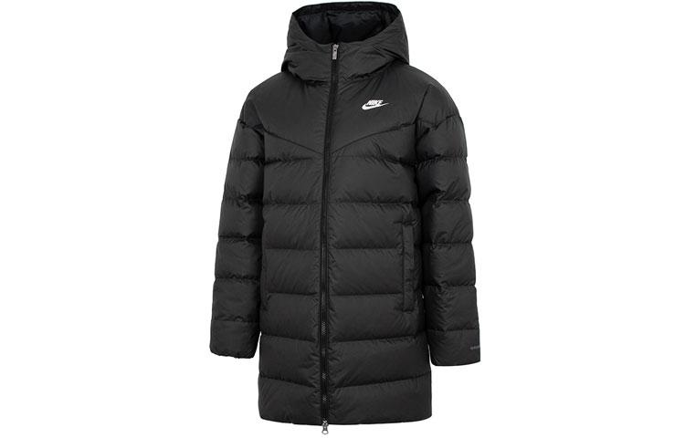 Женские пуховики Nike Черные С капюшоном Умеренные Другие DQ6874-010 L gray