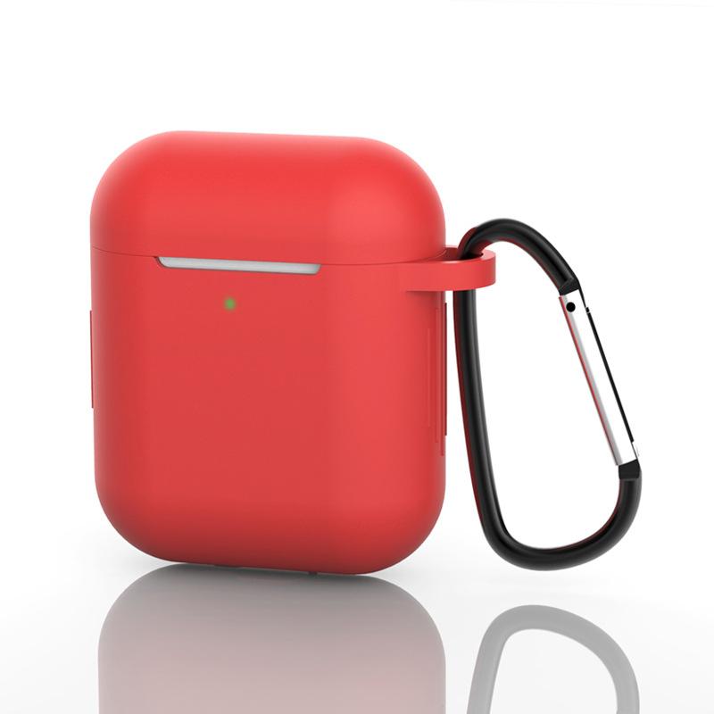 Силиконовый чехол для наушников с рисунком для AirPods, чехол для наушников 3D для Airpods 1, 2, Pro, чехол для Apple Air Pods Pro, брелок for AirPods 1 2 red j-3C
