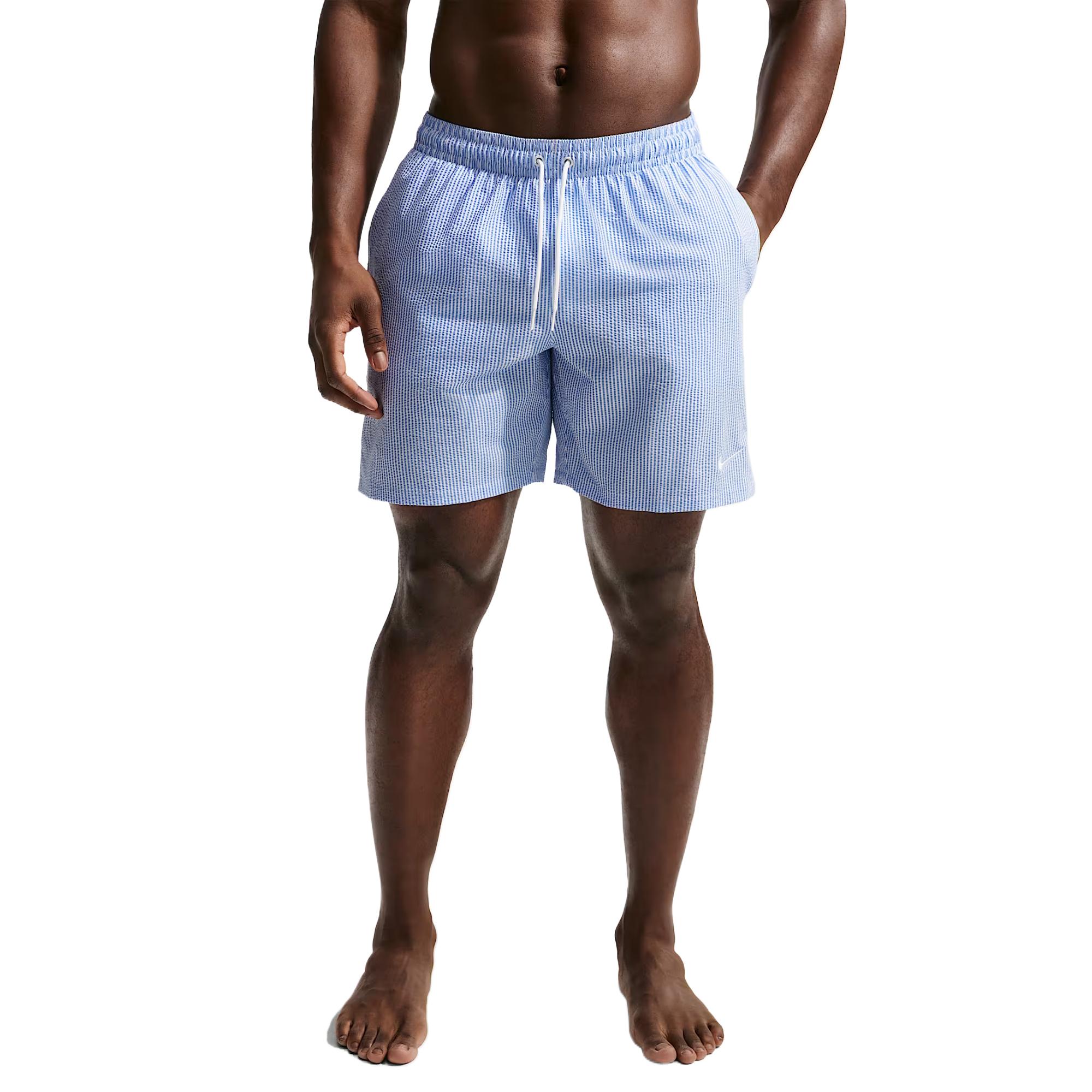 Мужские плавки-шорты Nike Swim Breaker с текстурой  волна , 7 дюймов, с подкладкой, для волейбола IQ7742-452 XL gray
