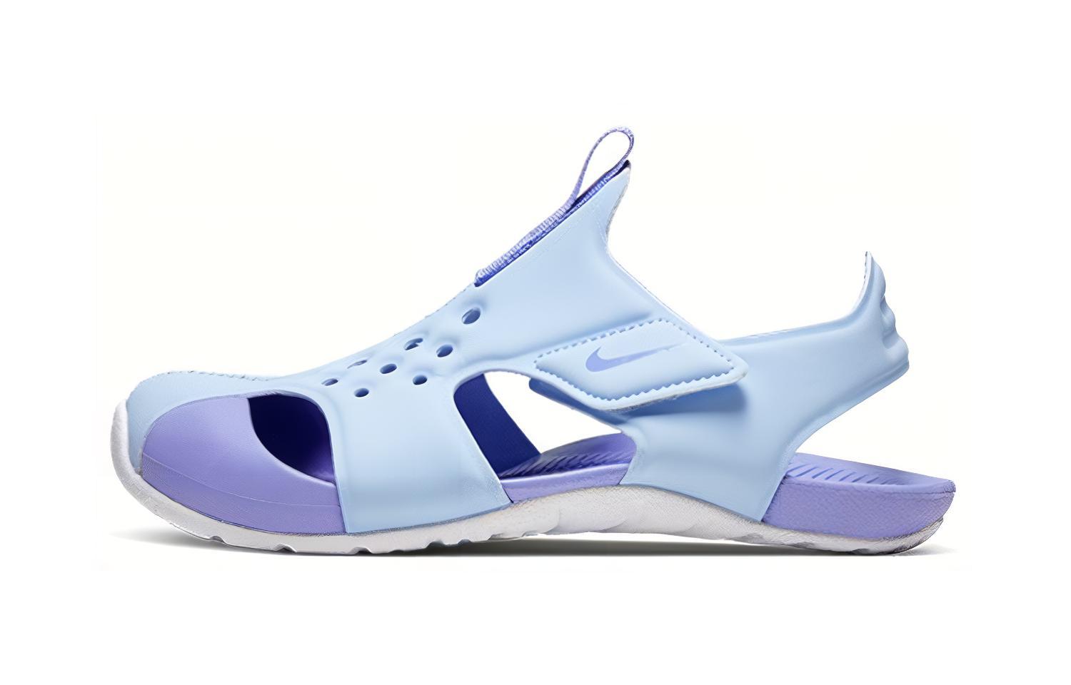Детские сандалии Nike Sunray Protect 2, дышащие, легкие, светло-голубые 943826-402 35 white