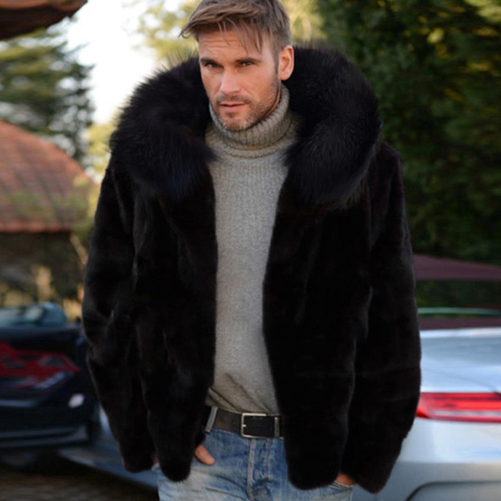 Новые мужские осенне-зимние пальто S чёрный Bella closet
