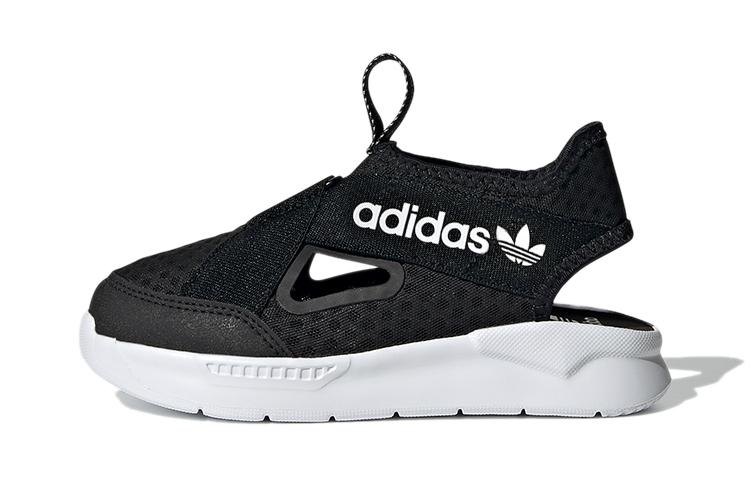 Adidas Originals 360 Сандалии C Низкие Нескользящие Амортизация от ударов Детские Сандалии Черный FX4946 31.5 black