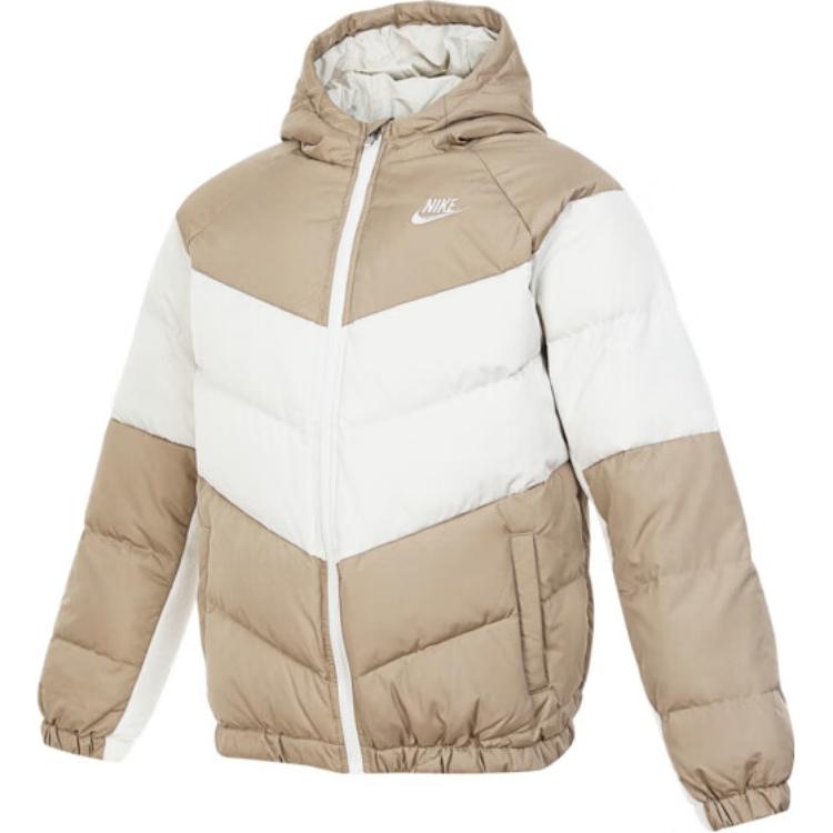Пуховики Nike для школьников с капюшоном Умеренные IB5837-247 S white