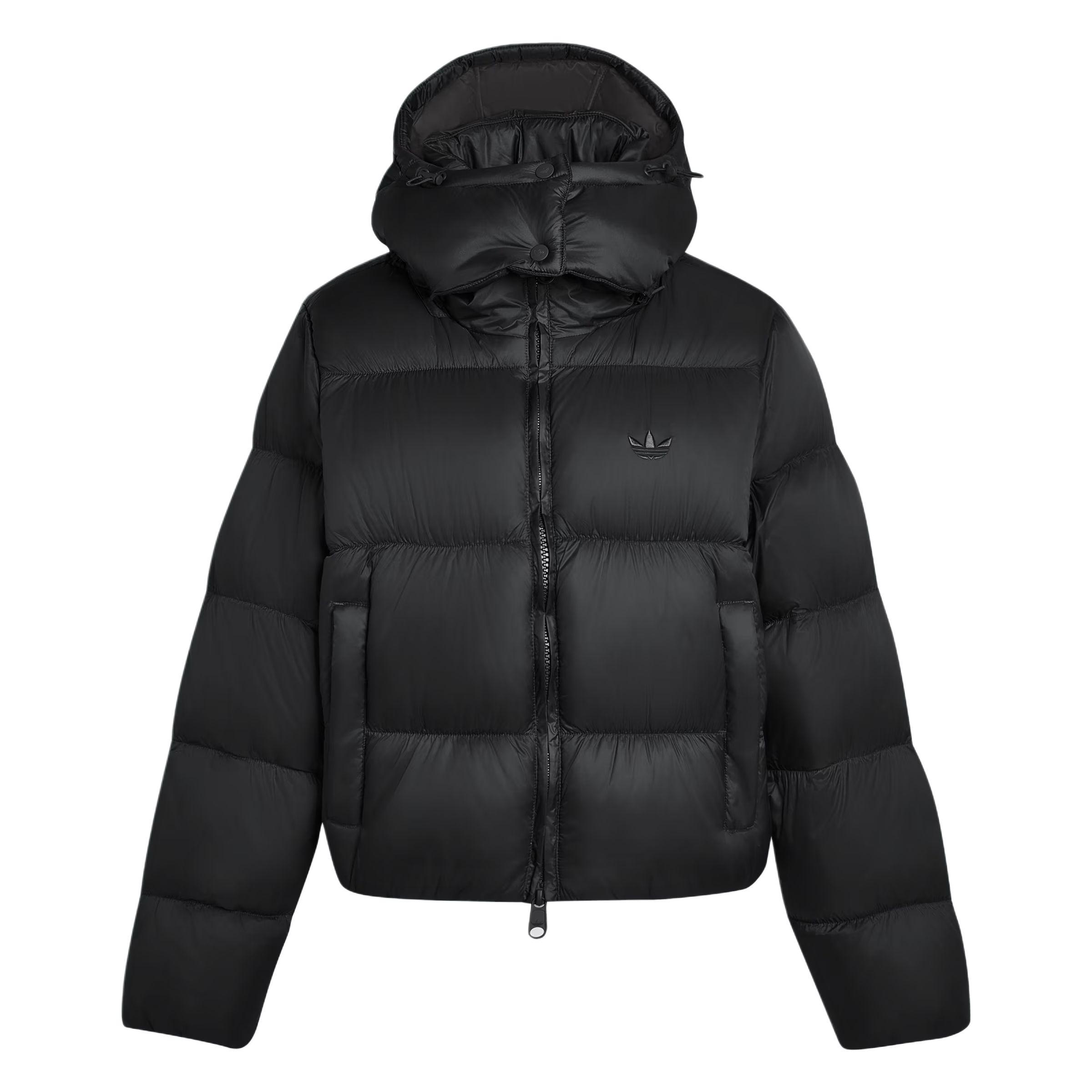 Adidas Originals ESSENTIALS PUFFER Пуховик Женский Черный KG4905 L black