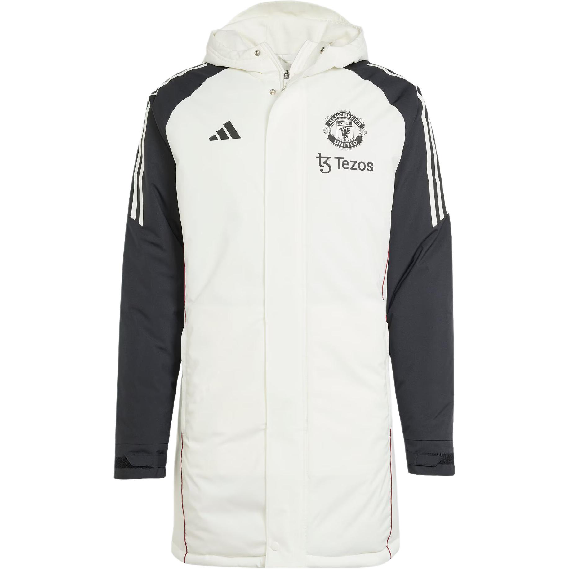 Пуховик Adidas Manchester United Унисекс Белый JE3724 S white