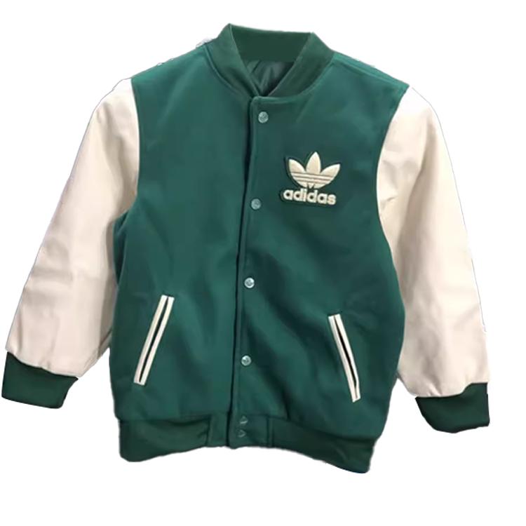 Adidas Originals Утепленная куртка Зеленая Детская IJ9776 gray