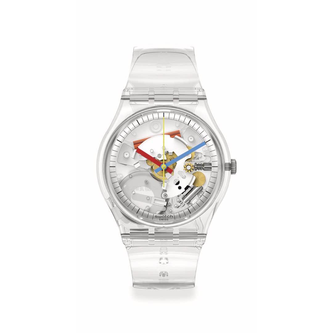 Наручные часы Swatch Clearly Gent SO28K100-S06 white OSAKA