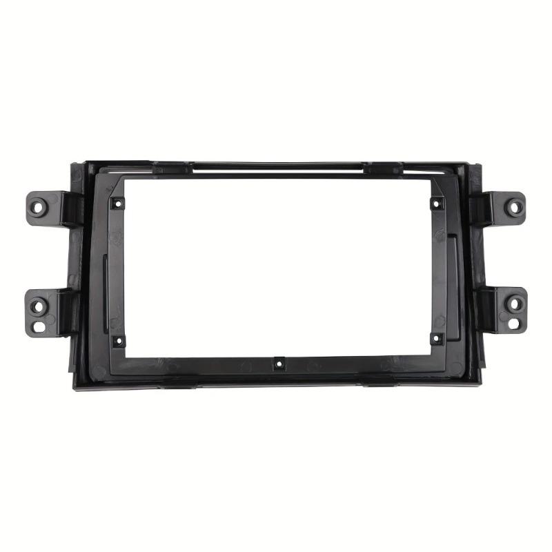 Для SUZUKI SX4 2006-2014 Черный 9-дюймовый ABS Рамка-переходник для центральной консоли автомобиля Накладка Декор салона чёрный HACTI