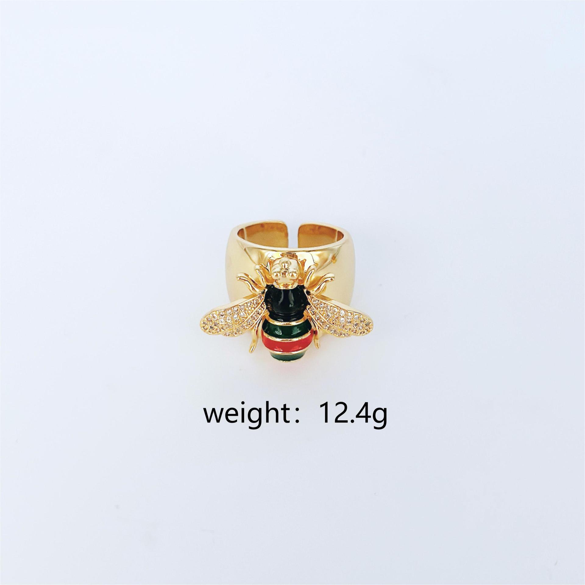 Модное креативное регулируемое кольцо Little Bee Jewelry Ring Jewelry Rng Women beige More Car Parts