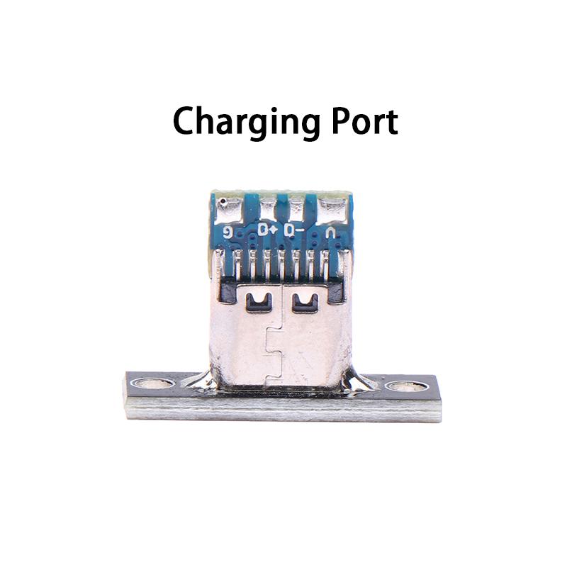 1 шт. разъем USB C Female для монтажа на панель, разъем Type-C, порт зарядки для припоя, гнездо типа провода white Gallonve
