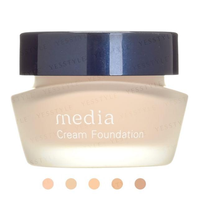Kanebo - Тональный крем Media Cream Foundation N SPF 17 PA++ OC-B1 - 25g beige Beauty Luxe