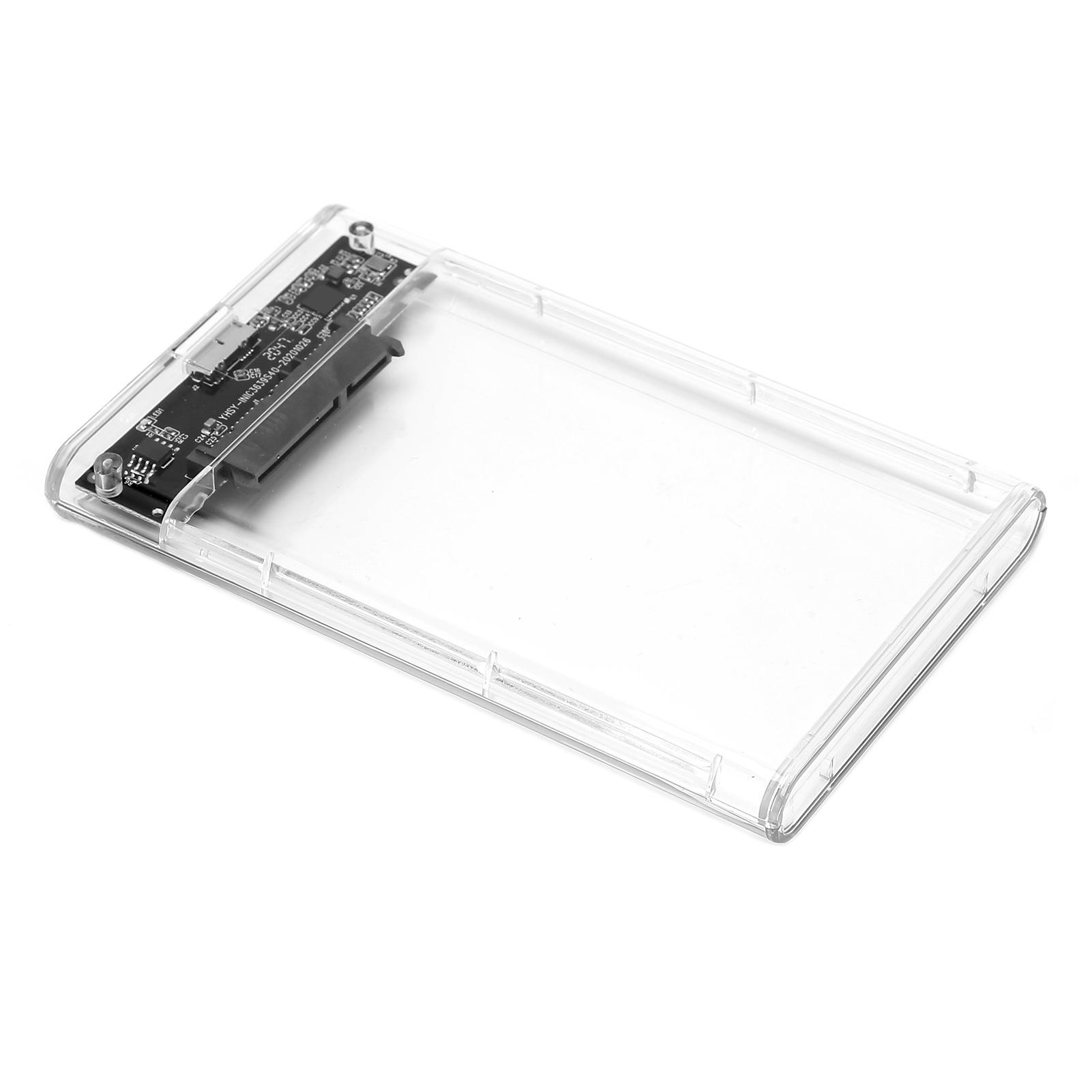 Прозрачный корпус SSD 2.5in SATA последовательный порт USB 3.0 высокоскоростной мобильный жесткий диск корпус (Нет white Automobile and motorcycle supplies