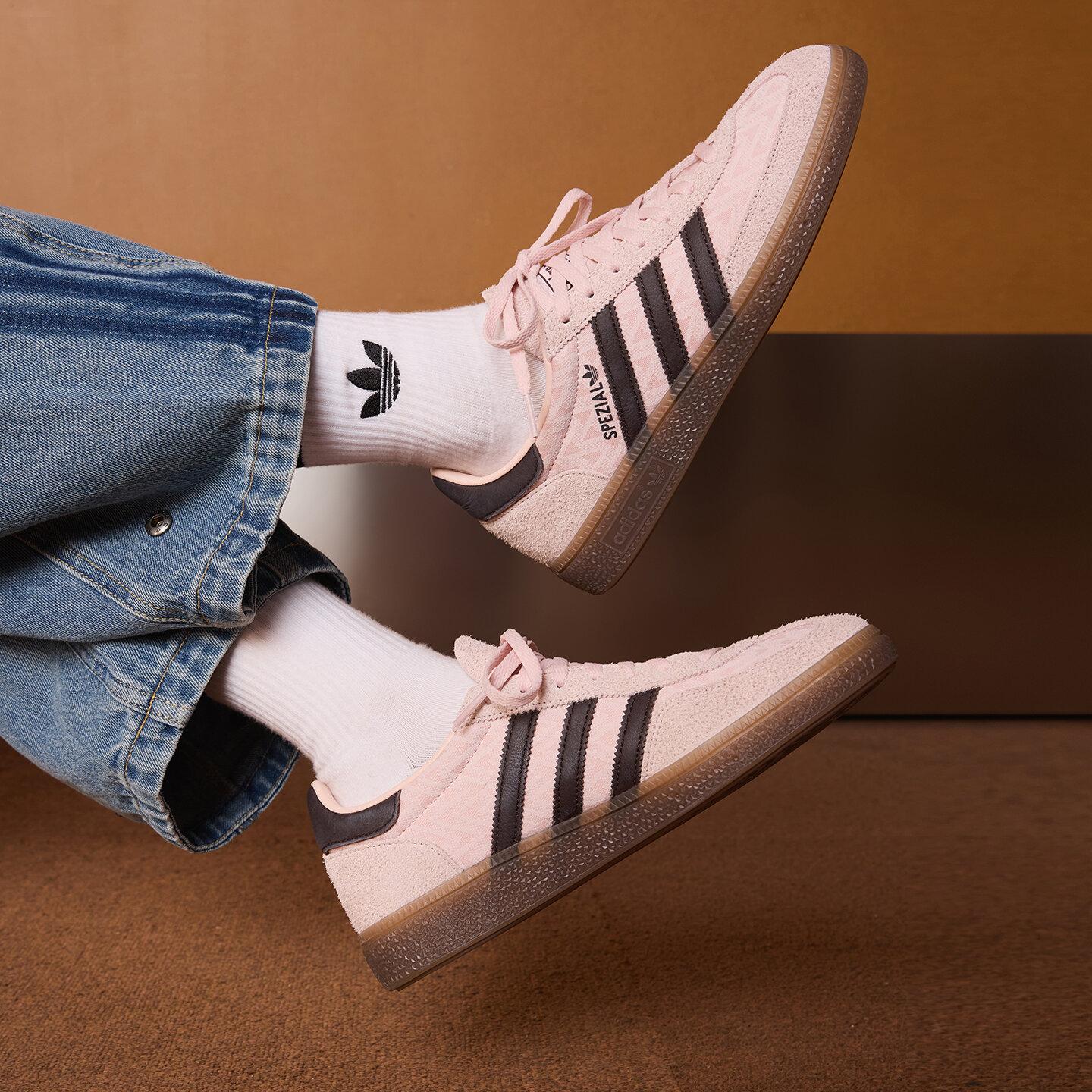 adidas Handball Spezial Песочный Розовый Аврора Кофе (Женский) 38.5 white