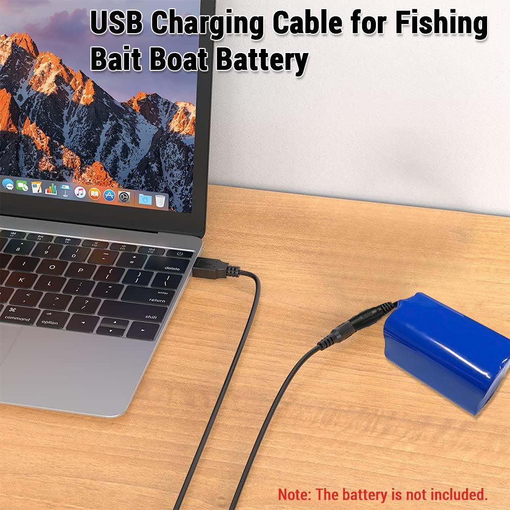 3,3-футовый USB-кабель для зарядки, замена шнура для рыболовной приманки, лодки, кабеля для зарядки аккумулятора beige ZY-Sport-N