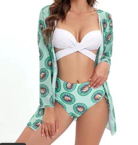 TS JYL-BK135 Peacock Tie Back Swimsuit, Quick Dry French Style Beach Swimwear OneSize конфеты яблоко красный