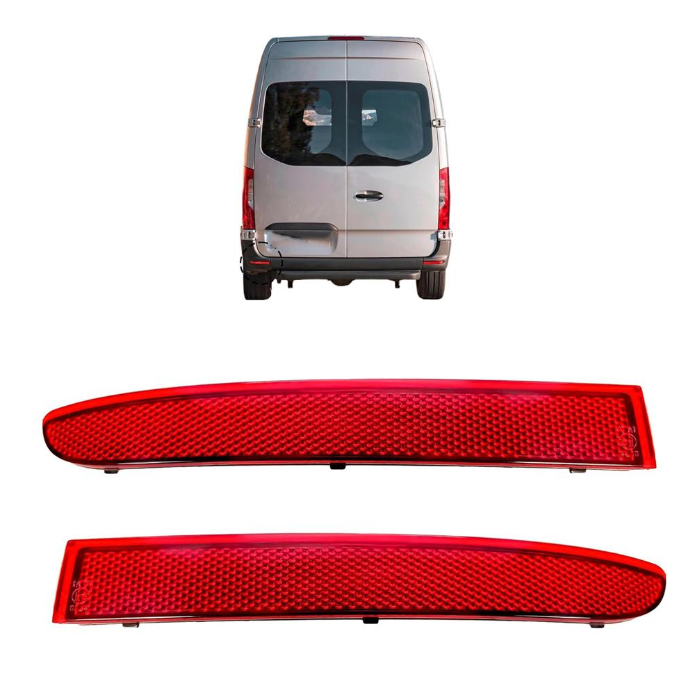 Задний отражатель бампера для Mercedes Benz Sprinter W907 W910 9108204800 9108204900 gray Importantcomponents of automobiles