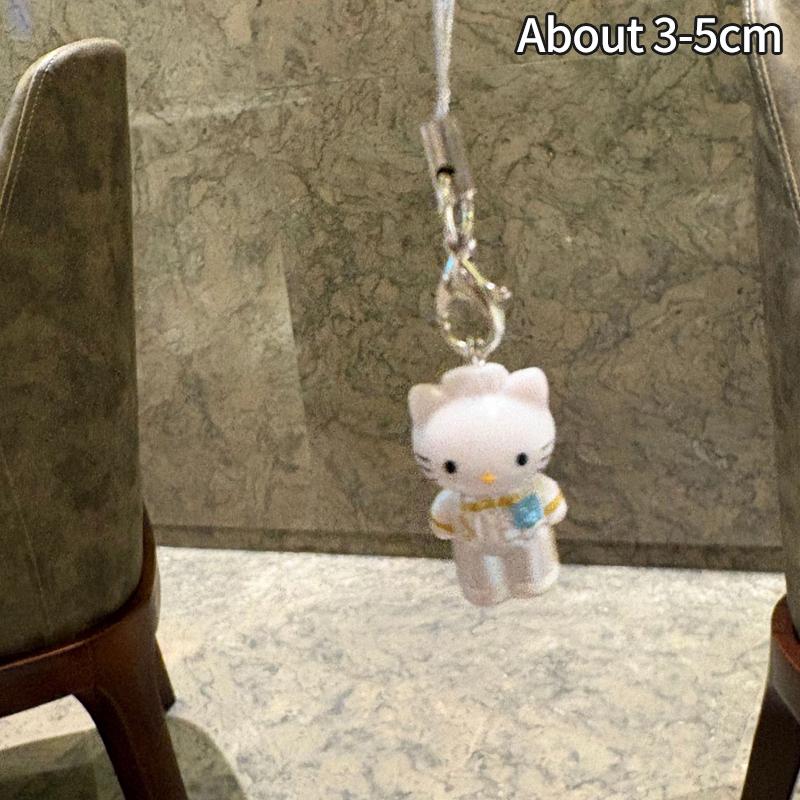 1 ИЛИ 10 ШТУК Sanrio Hello Kitty Брелоки Шоколадный Гриб Хеллокитти Японские Шармы Y2K Цепочка для Телефона Украшение Подвеска Подарок для Девочек 1PC gray Modern home kitchen