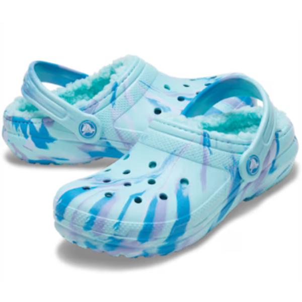 Crocs Classic Lined Сабо с подкладкой Marvel для малышей 207778 1iq C7(140) white