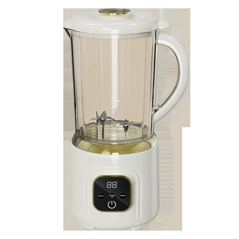 Batidora de vaso portátil inalámbrica, licuadora recargable de doble cuchilla para zumos y batidos beige World-class Emporium