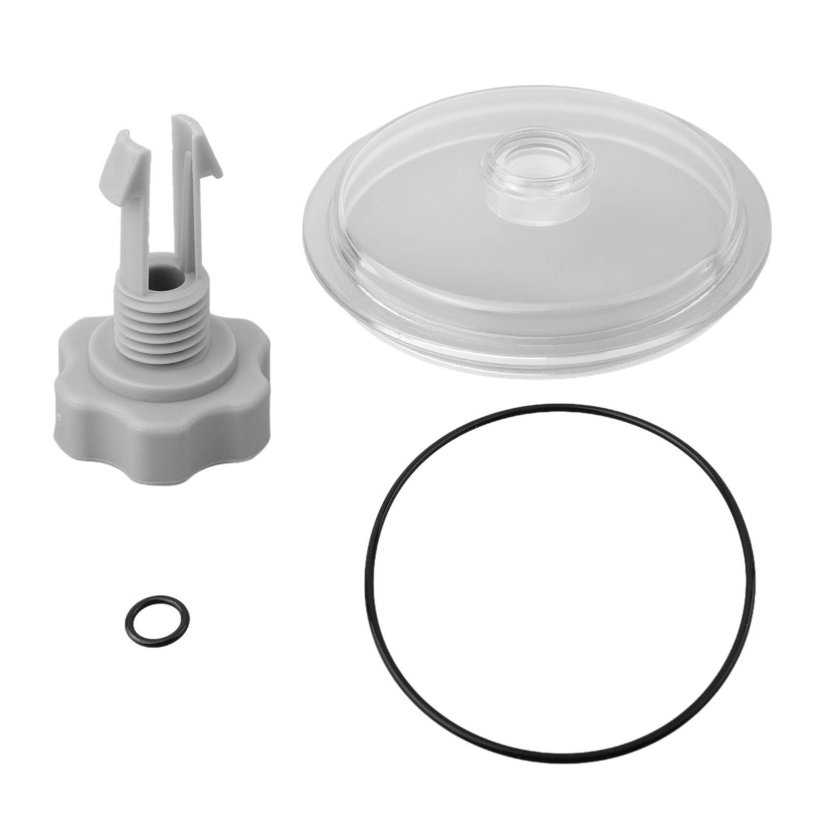 With O-Ring And Valve Leaf Trap Cover Lid O Ring Valve SF For Intex 12 Inch white Star Garden