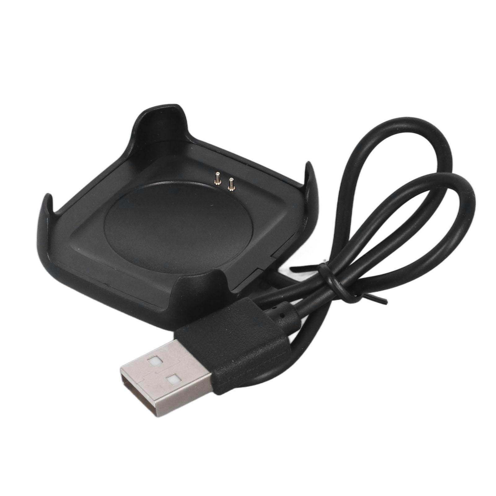 Зарядное устройство для смарт-часов, держатель для док-станции, USB-кабель для зарядки, портативный сменный аксессуар для смарт-часов для 22 19 black CosyHome