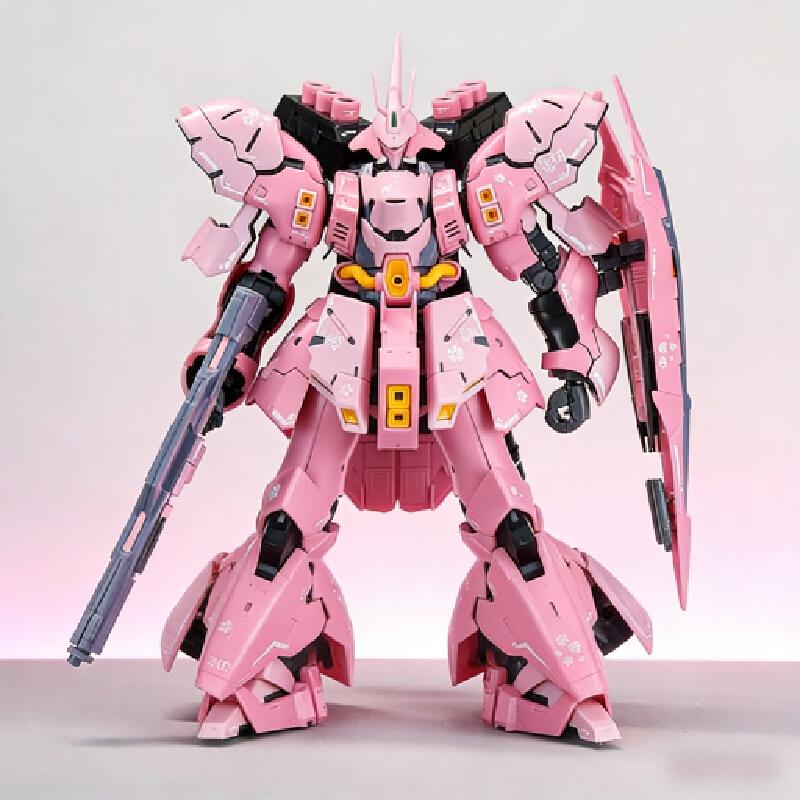 STAR RG Sazabi 1/144 Схема окраски  Цветок вишни  Модель-конструктор меха Сборная модель Игрушка-пазл для мальчиков Коллекционная фигурка Подарок розовый Discover Intime