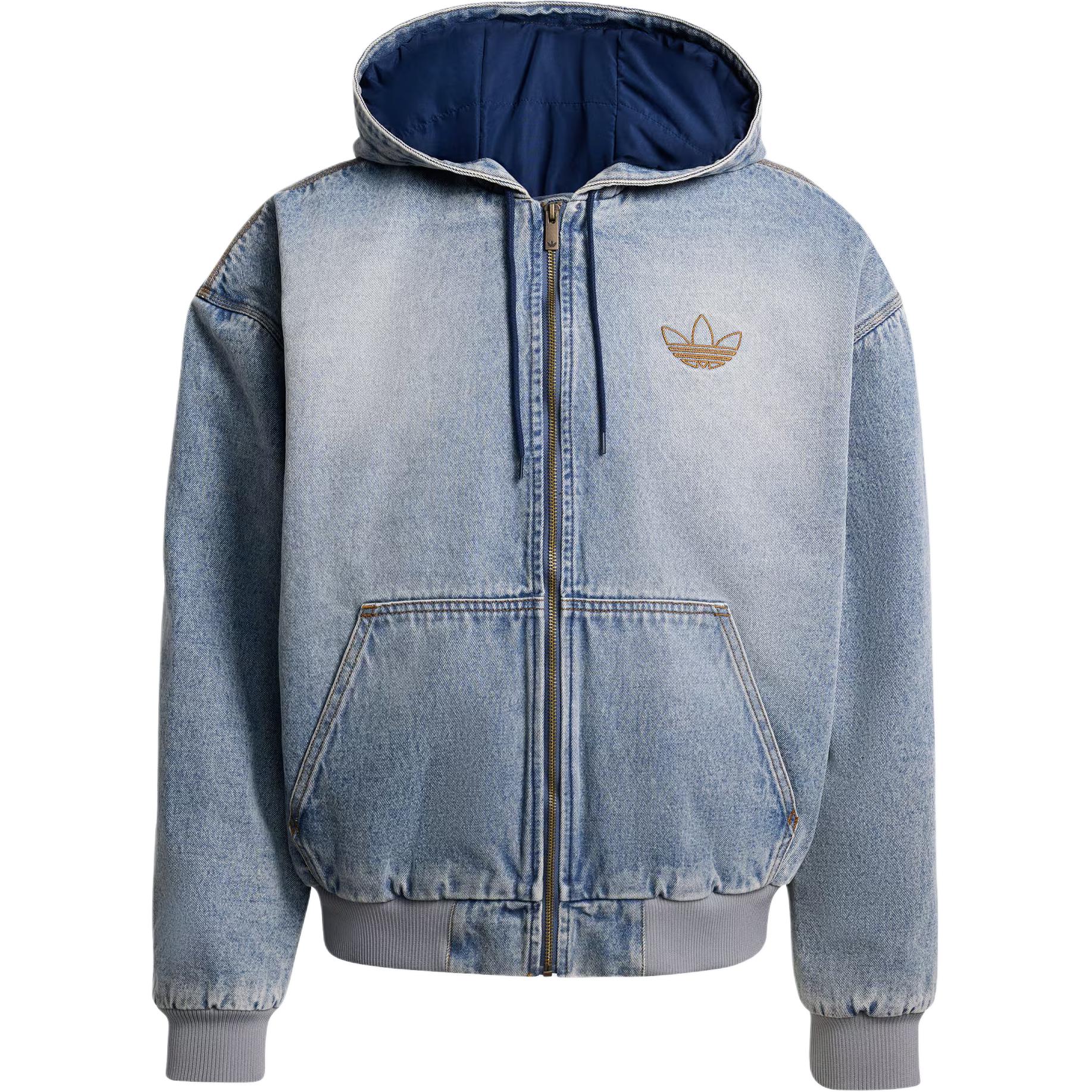 Толстовка на молнии с капюшоном Adidas Originals KE0131 L gray