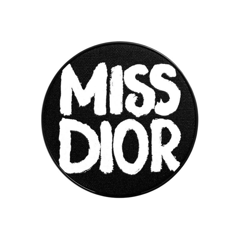 DIOR 2025 Ограниченная серия ко Дню святого Валентина по-китайски Чехол для кушона Граффити Портативный #colorfulblack чёрный