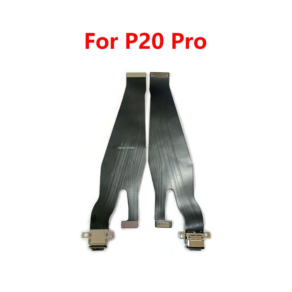 For Huawei P20 Pro USB Charging Board Dock Port Microphone Module Flex Cable For P20 Pro black Electronic Repair Parts