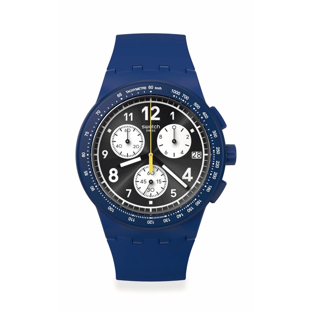Наручные часы NOTHING BASIC ABOUT BLUE Новые Хроно Пластик SUSN418 [Swatch] синий