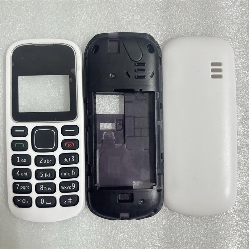 20 шт./лот Для Nokia 1280 Полный Корпус Мобильного Телефона+Английская Клавиатура Запасные Части красный Electronic Repair Parts