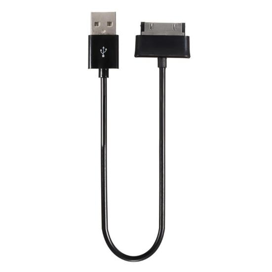 Портативный 30-контактный USB-кабель для синхронизации данных и зарядки для Samsung Tab P1000 P7310 P7510 чёрный Tokay