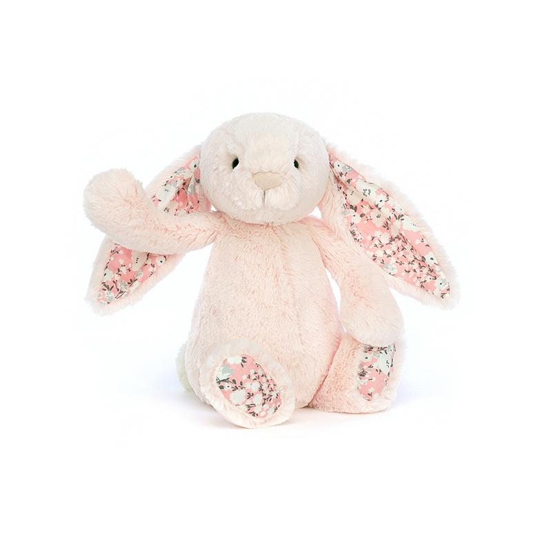 JELLYCAT Серия Бонни Кролик Девочка Цветочная Ткань Вишнево-Розовый Бонни Кролик Китай Ограниченная Успокаивающая Кукла Плюшевая Кукла 18см/31см/51см Высота Box Not Included beige