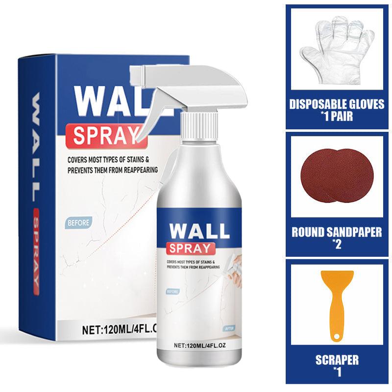 Набор спреев для ремонта стен Magic Wall Repair Spray Стойкие к пыли и пятнам Стены Распыление Покрытие пятен Домашний интерьер Ремонт стен Аэрозольная краска blue Kings City