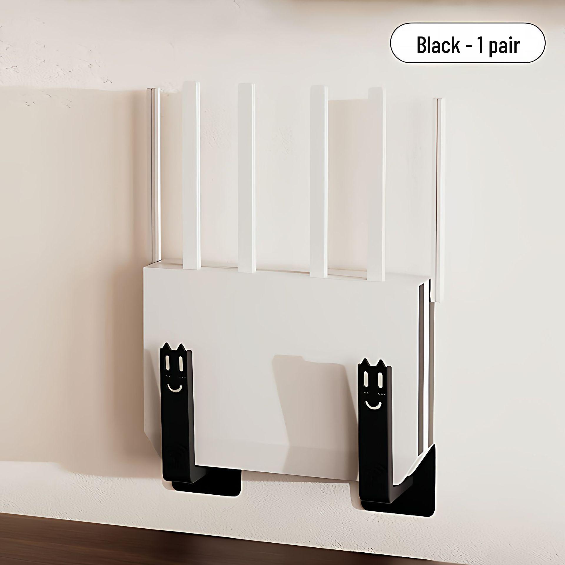 Настенное крепление без сверления для роутера, Wi-Fi и ТВ-приставки beige HomeHarmony