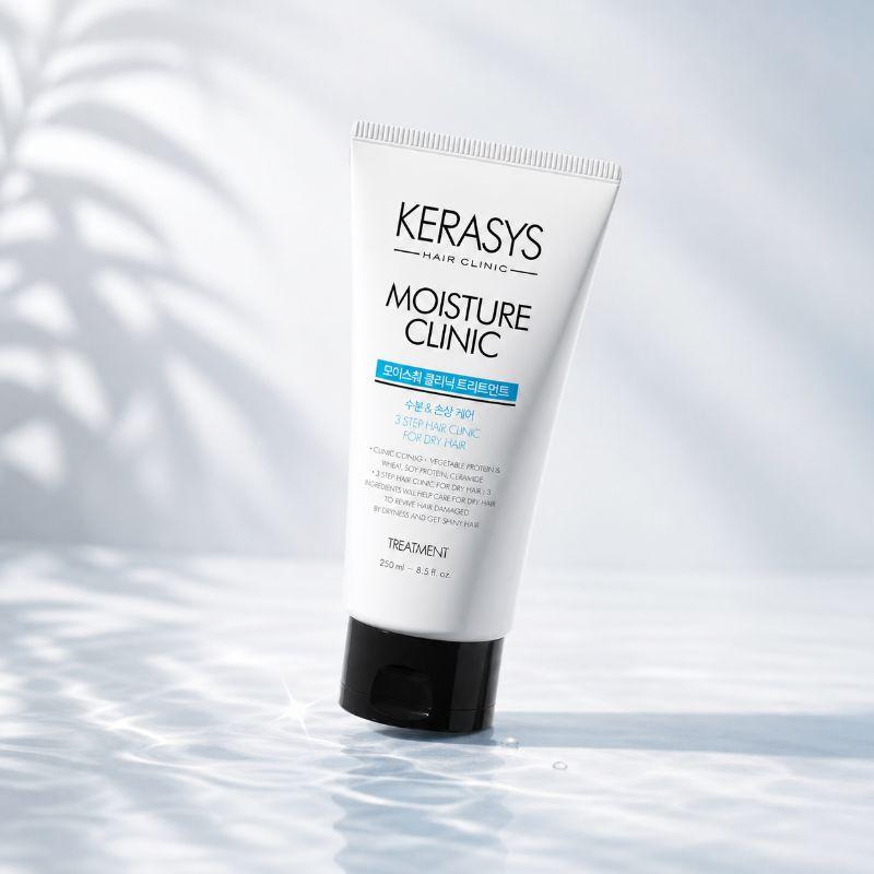 Kerasys Moisture Clinic Маска для волос 250 мл Увлажняющий Питательный Уход за волосами Корейский уход gray