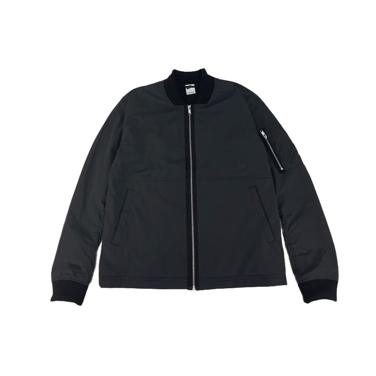 Мужские повседневные однотонные тренировочные куртки Nike, черные DD4715-010 S black